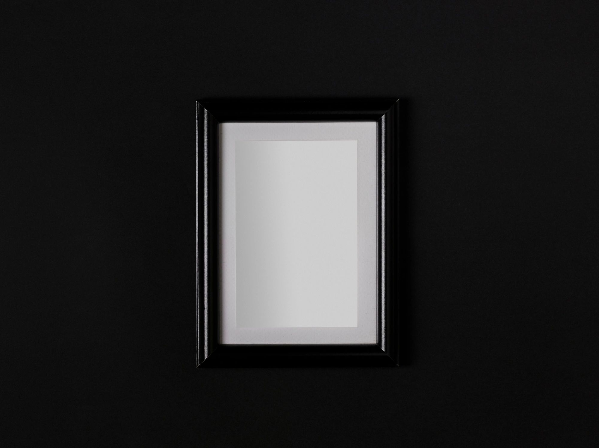 Minimal framed artwork display