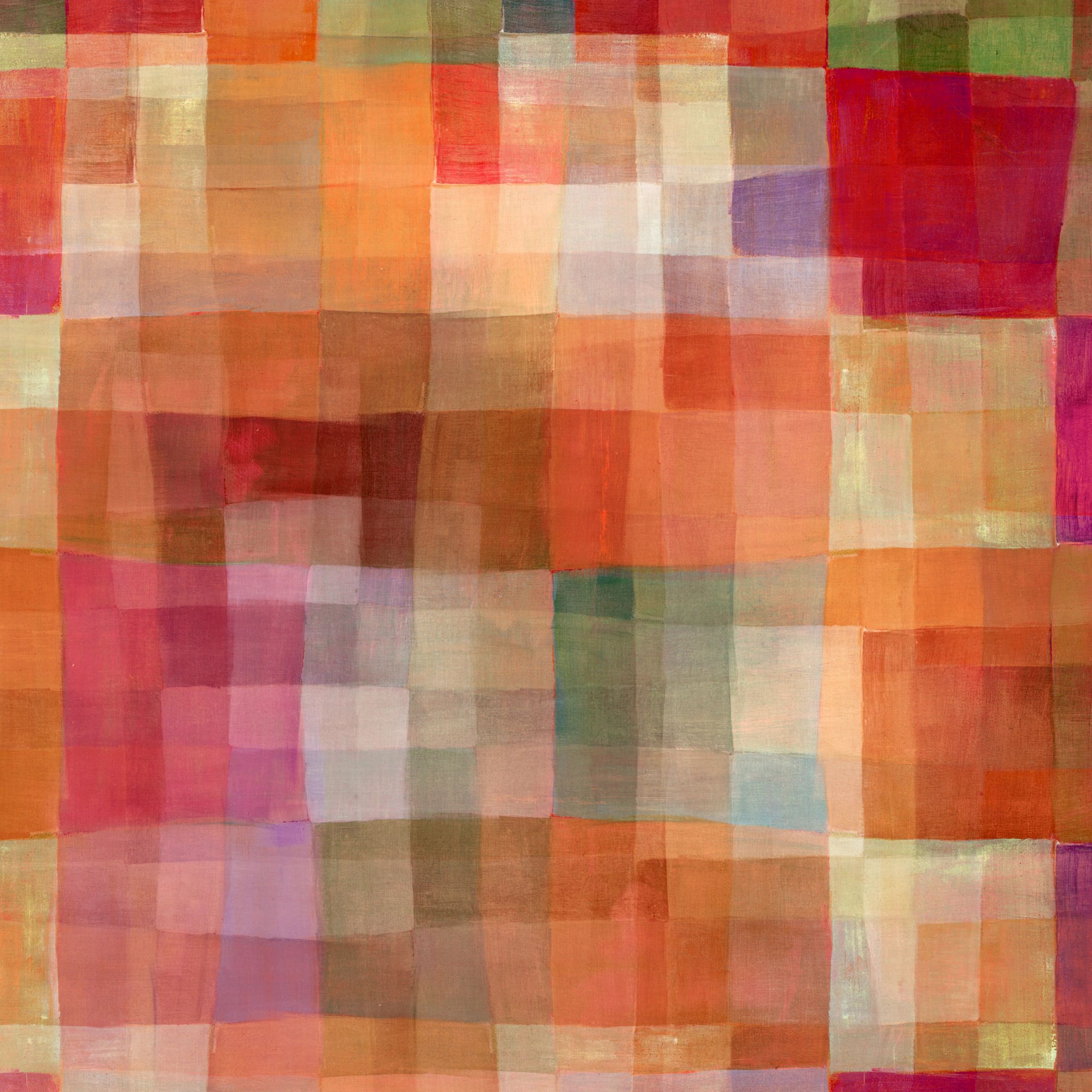 Abstract composition with small squares